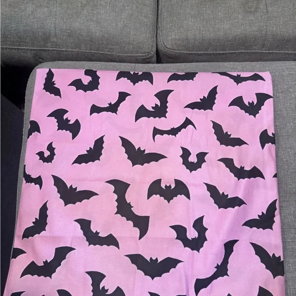 Dolls Kill two Pink and Black Bat Pillows cover set - Picture 1 of 2